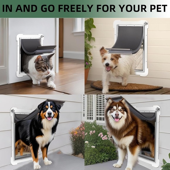 Extra Large Dog Door Replacement Flap 3 Flap Compatible with PetSafe 13x24 PAC11 - Picture 10 of 11